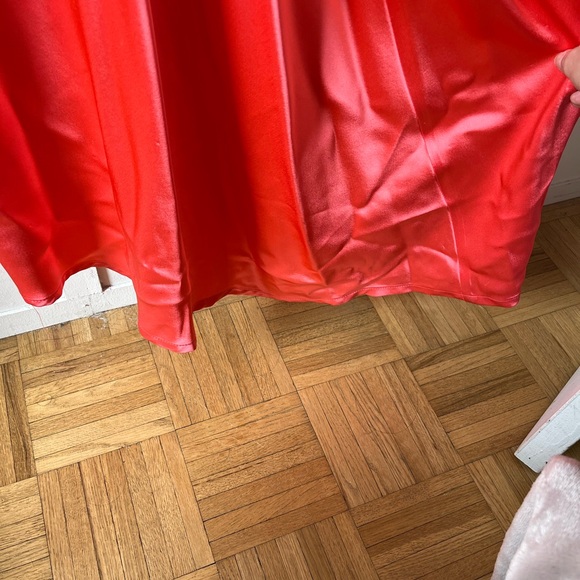 Retrofete Sabrina Dress in Coral - Picture 7 of 8